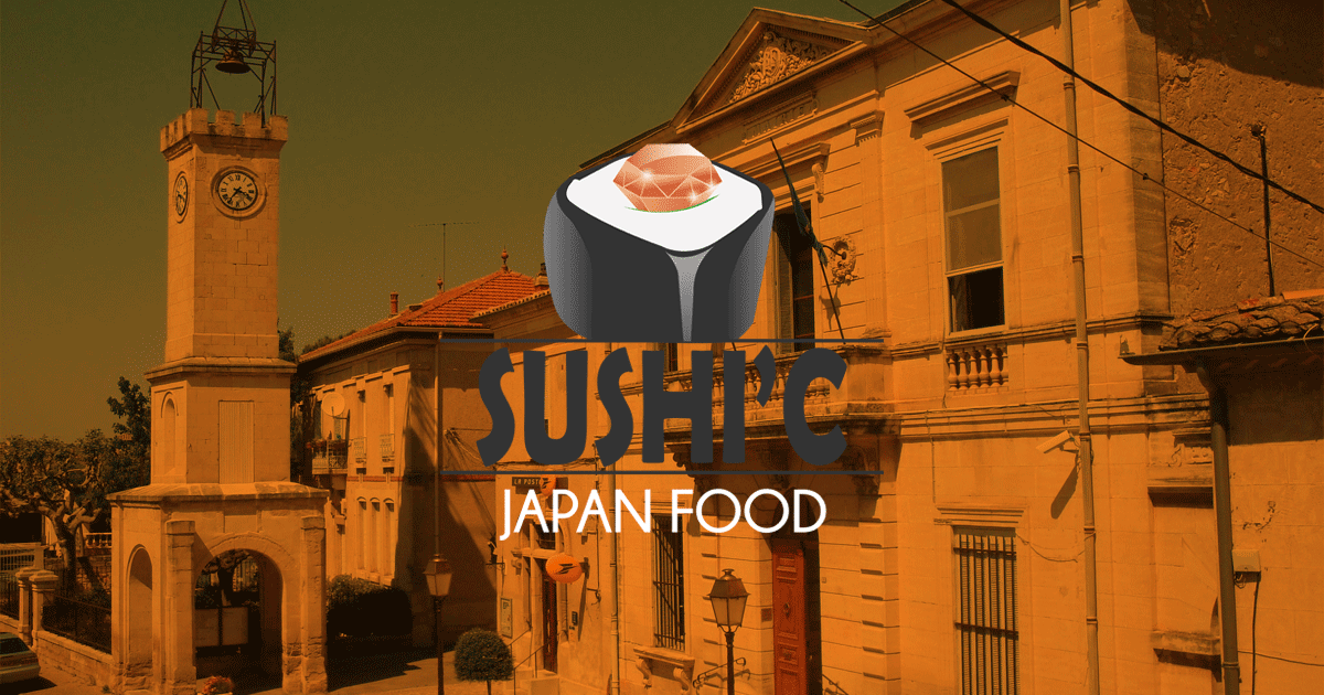 La ville de Codognan, le restaurant japonais Sushi'c vous livre à domicile
